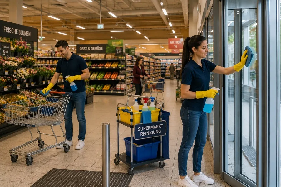 Supermarktreinigung